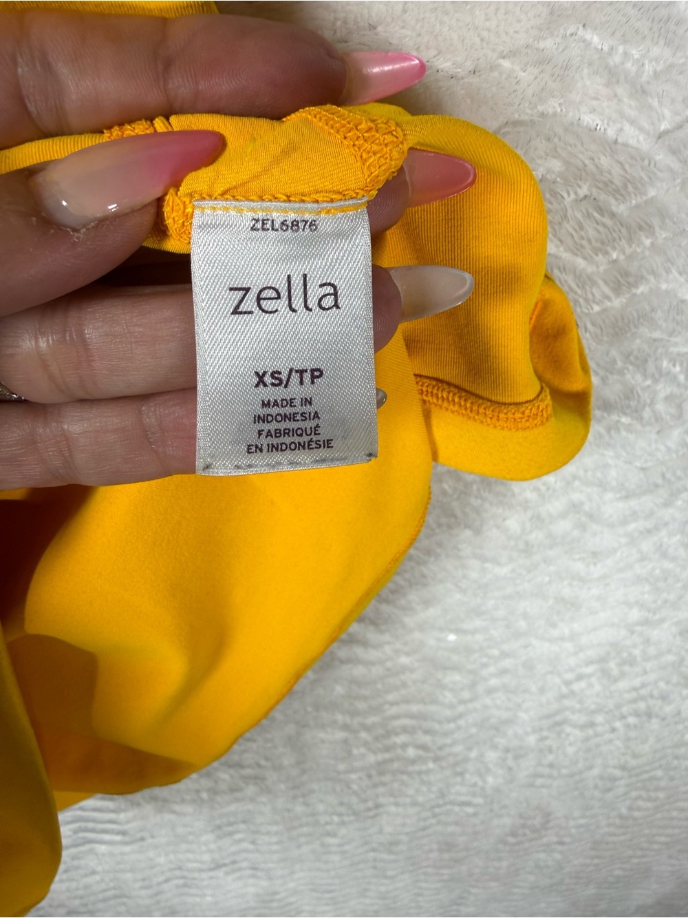 Zella Yellow Racerback Performance Tank - Picture 6 of 8